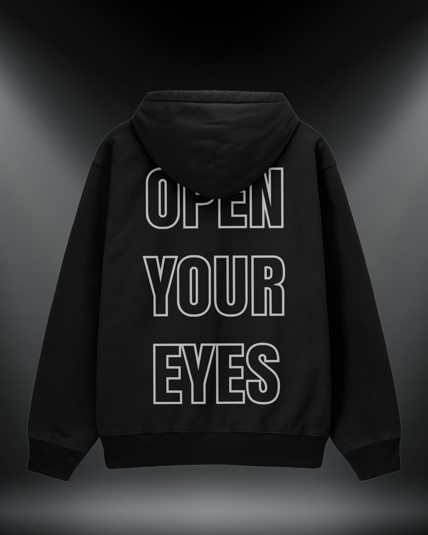Open Your Eyes Reflektörlü 3 İplik Oversize HOODIE