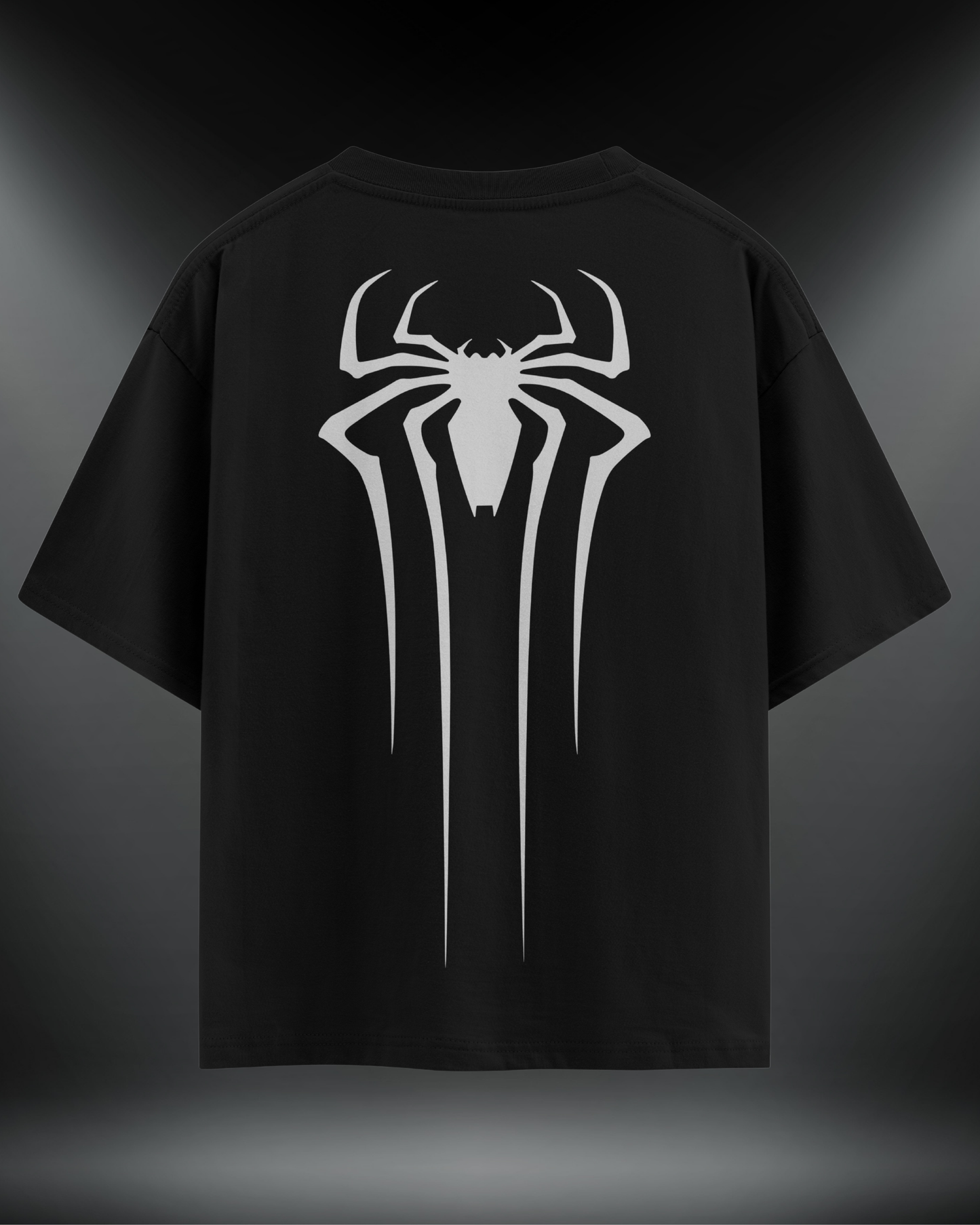 Spider Reflektör Baskılı Motorcu Tişört – Regular Fit- Emorpi®
