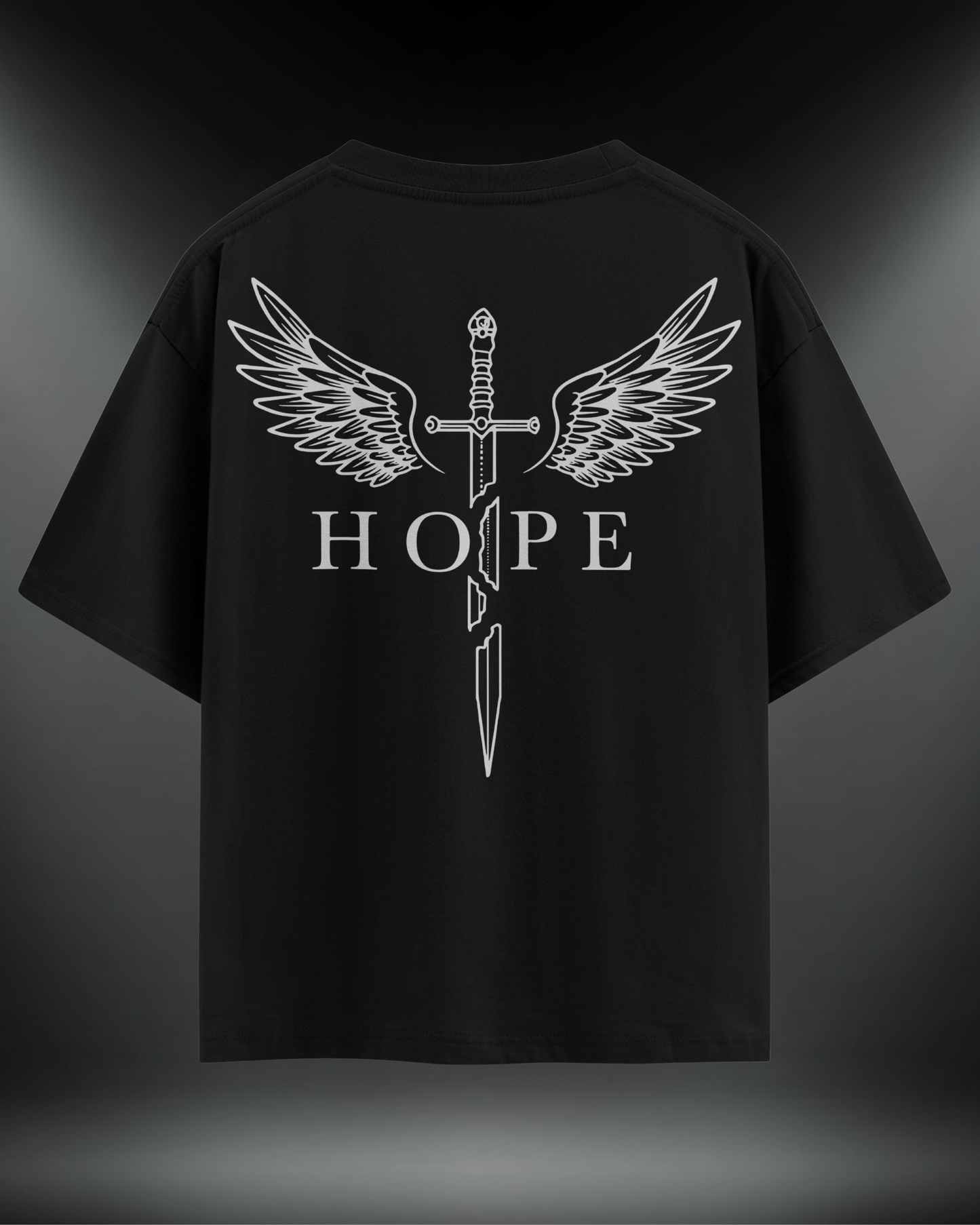Hope Baskılı Reflektör Baskılı Motorcu Tişört – Regular Fit- Emorpi®