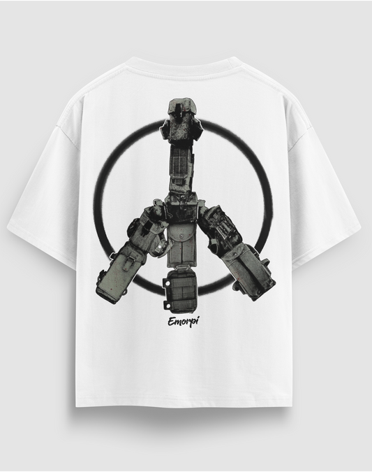 ARMORED Baskılı Motorcu Tişört – Regular Fit- Emorpi®