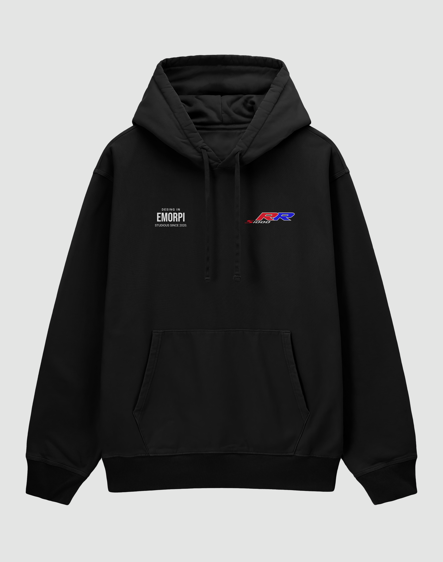 S1000RR 3 İplik Şardonlu Oversize Hoodie