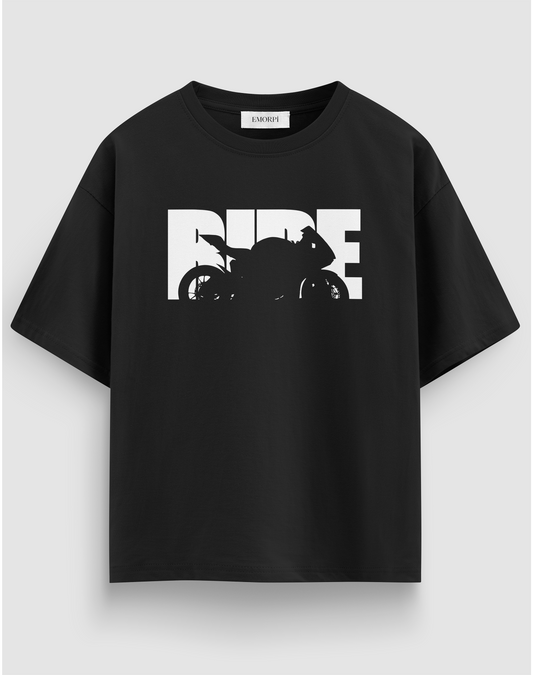 RIDE Motorcu Tişört – Regular Fit, Tasarım Baskı | Emorpi®