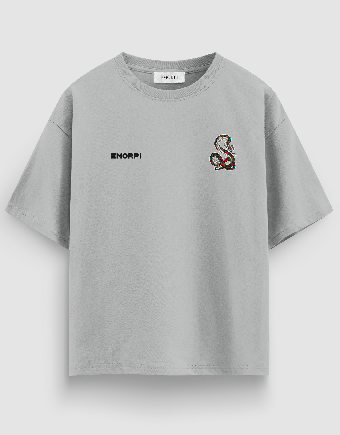 Ride Like Snake Baskılı Regular Fit Motorcu Tişört