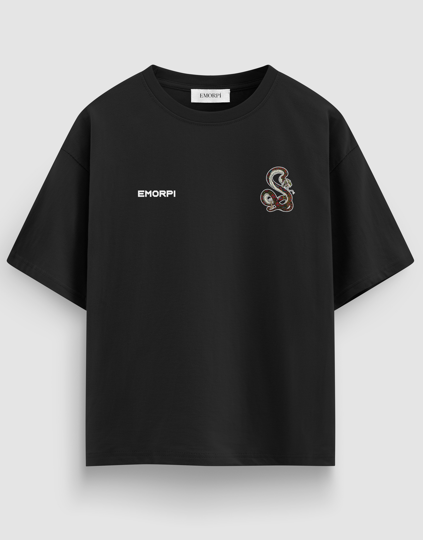 Ride Like Snake Baskılı Regular Fit Motorcu Tişört