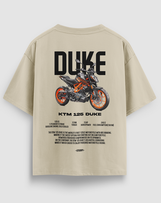KTM 125 Duke Motorcu Tişört – Regular Fit, Tasarım Baskı | Emorpi®