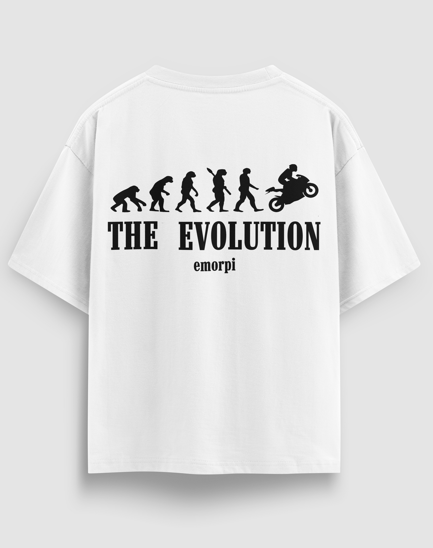 The Evolution Motorcu Tişört – Regular Fit, Tasarım Baskı | Emorpi®