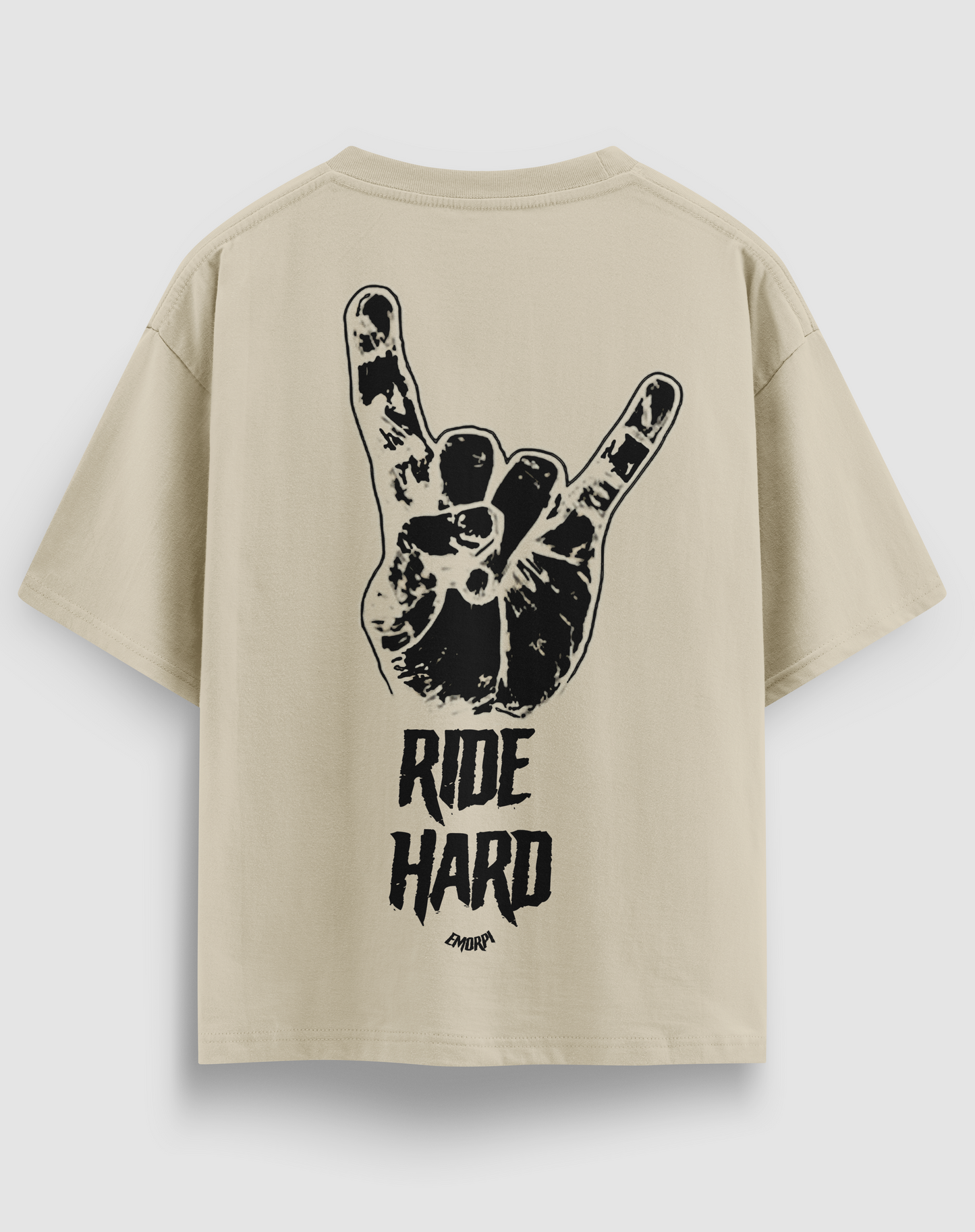 Ride Hard Motorcu Tişört – Regular Fit, Tasarım Baskı | Emorpi®