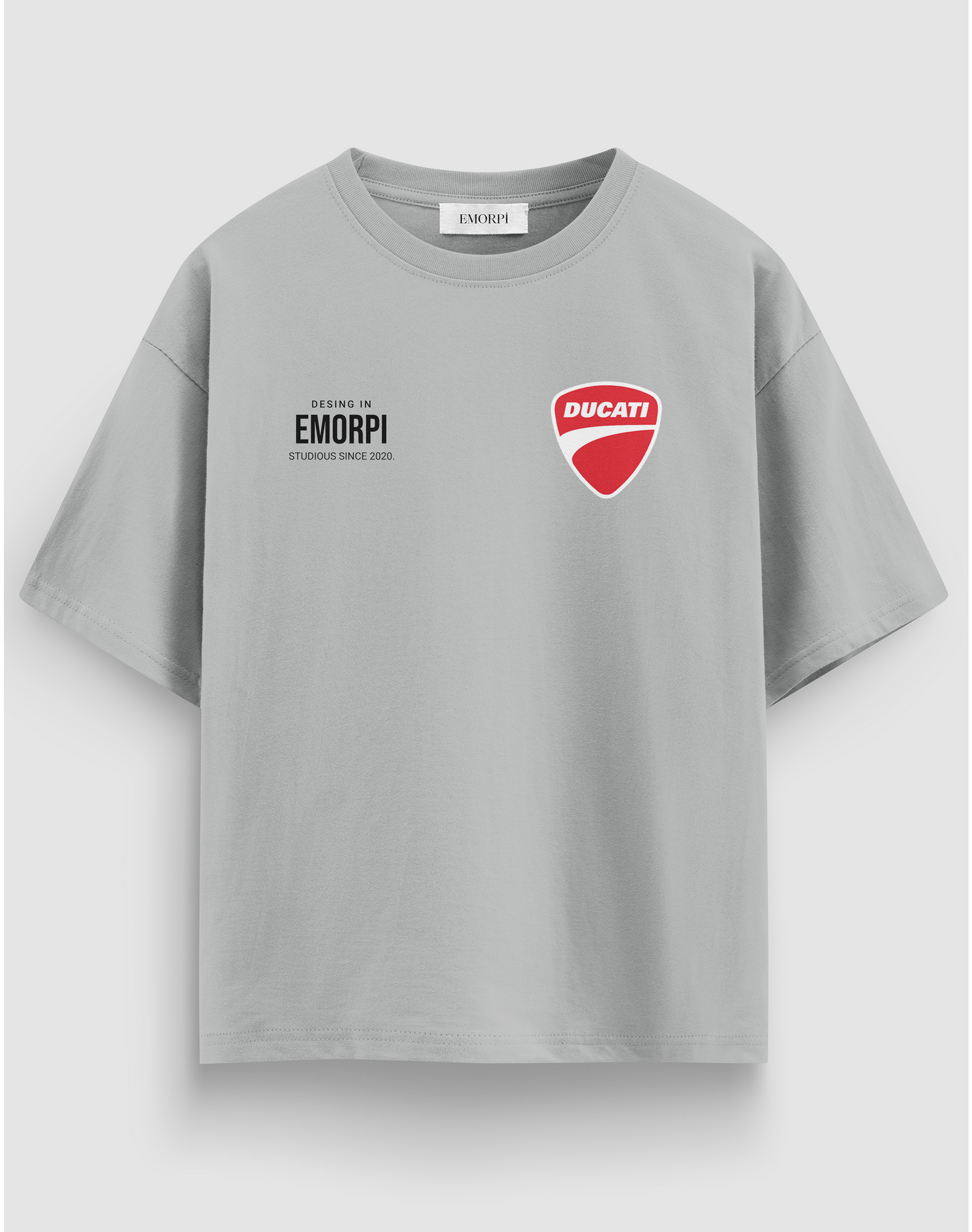 Panigale Baskılı Regular Fit Motorcu Tişörtü