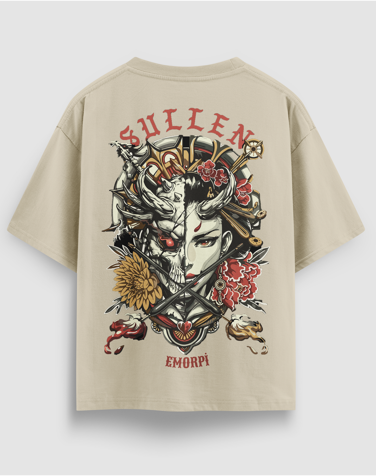 BY EMORPİ JAPON KIZ Baskılı Baskılı Regular Fit Tişört