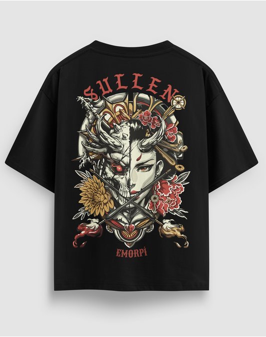 BY EMORPİ JAPON KIZ Baskılı Baskılı Regular Fit Tişört