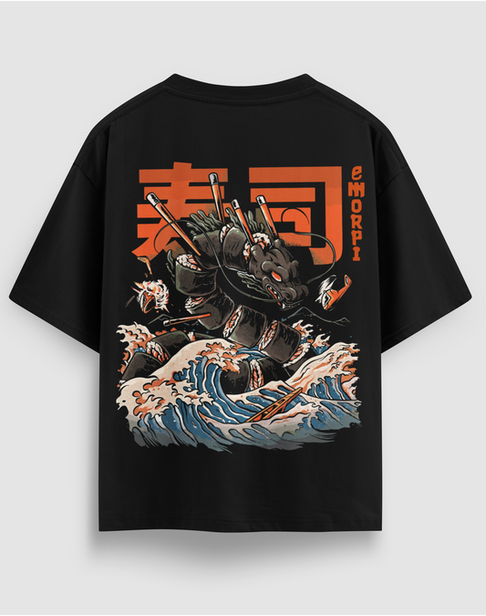 BY EMORPİ DRAGON Baskılı Regular Fit Tişört