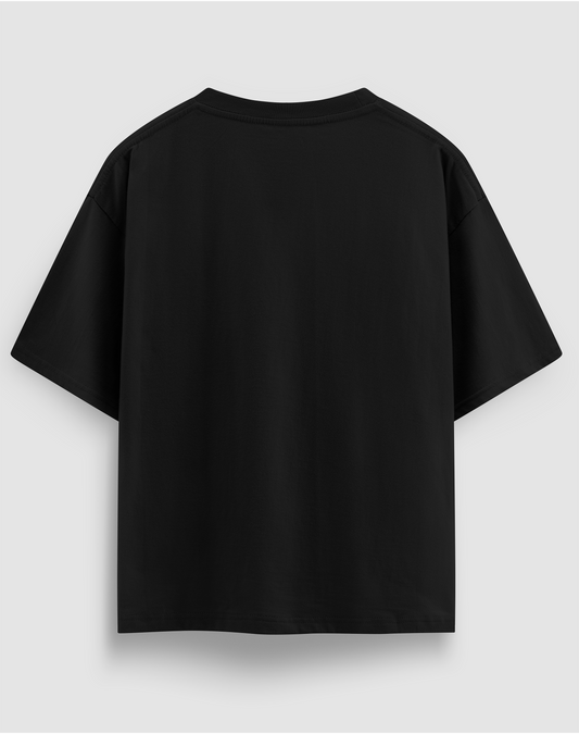 Kasktası Baskılı Regular Fit Motorcu Tişörtü