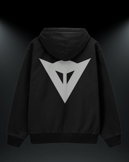 Dainese Baskılı Reflektörlü 3 İplik Oversize HOODIE