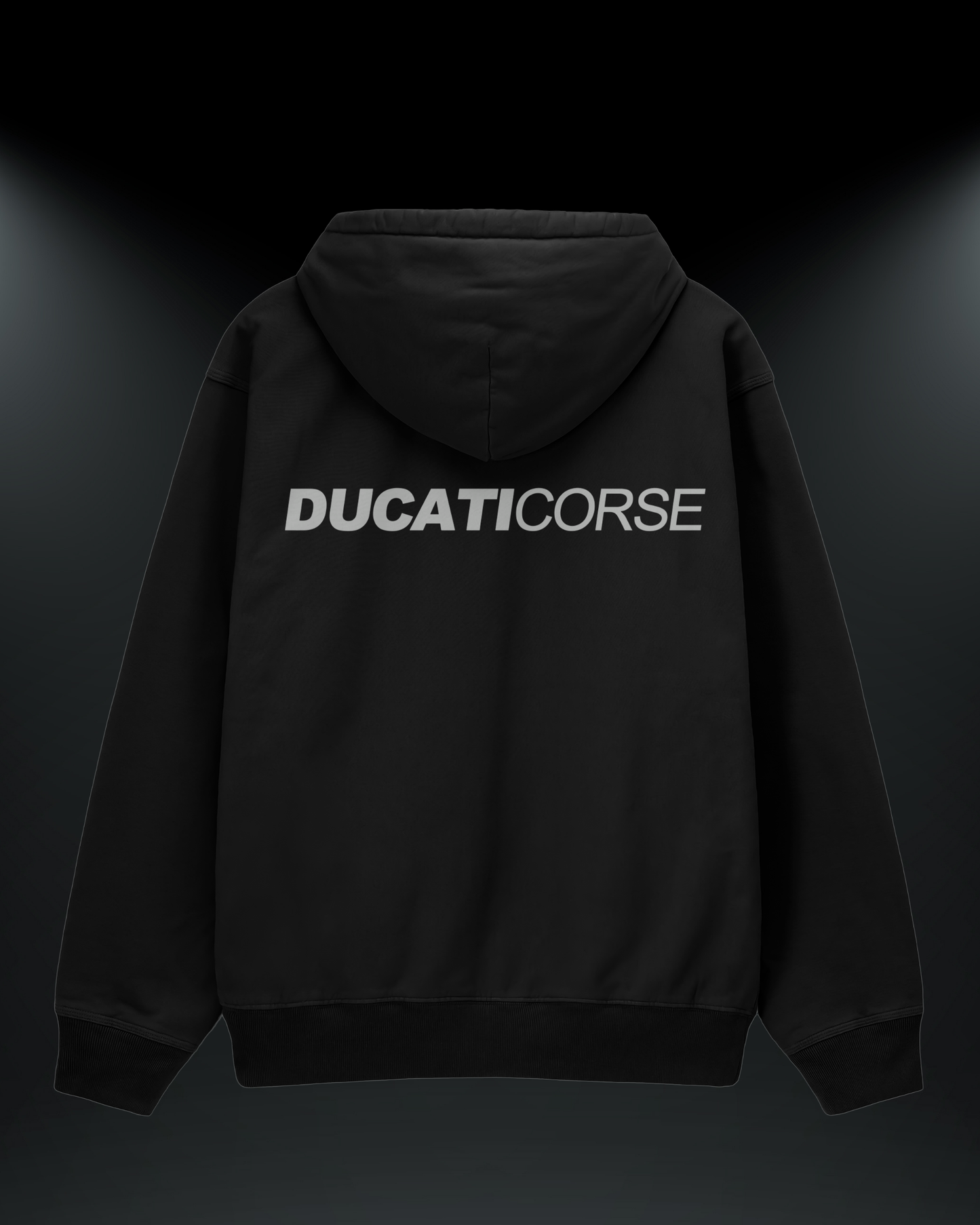 Ducati Corse Baskılı Reflektörlü 3 İplik Oversize HOODIE