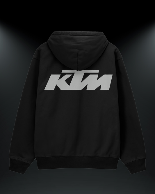 KTM Baskılı Reflektörlü 3 İplik Oversize HOODIE