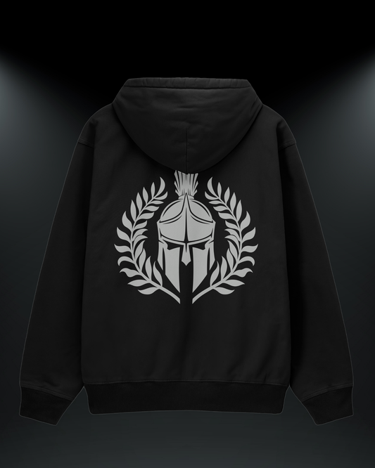 Şovalye Baskılı Reflektörlü 3 İplik Oversize HOODIE