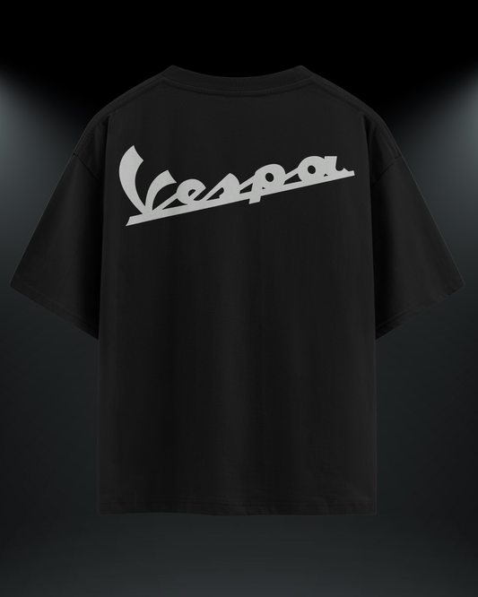 Vespa Reflektör Baskılı Motorcu Tişört – Regular Fit- Emorpi®