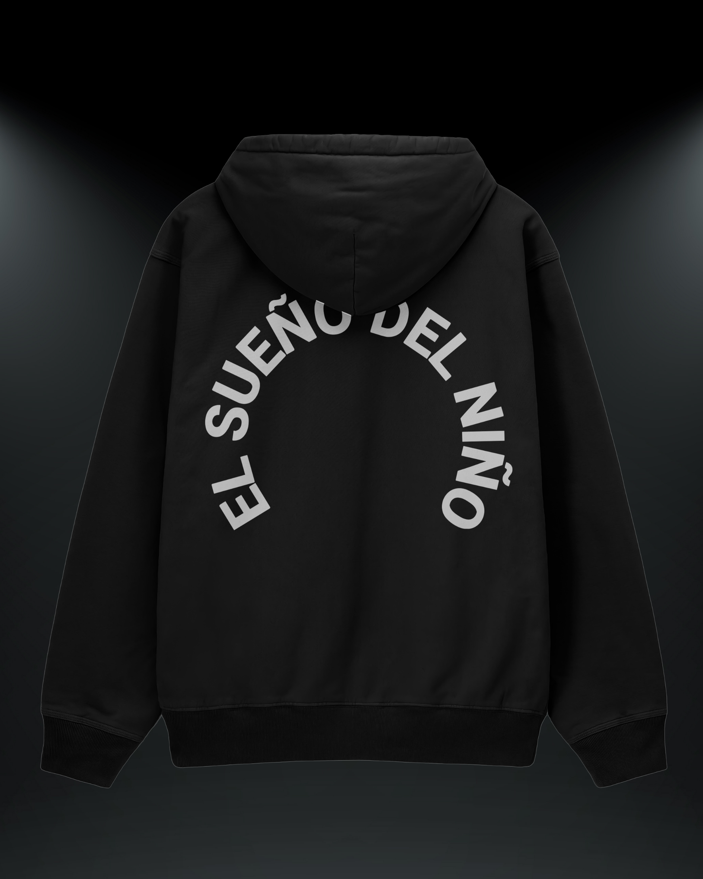 El Sueno Del Nino Baskılı Reflektörlü 3 İplik Oversize HOODIE