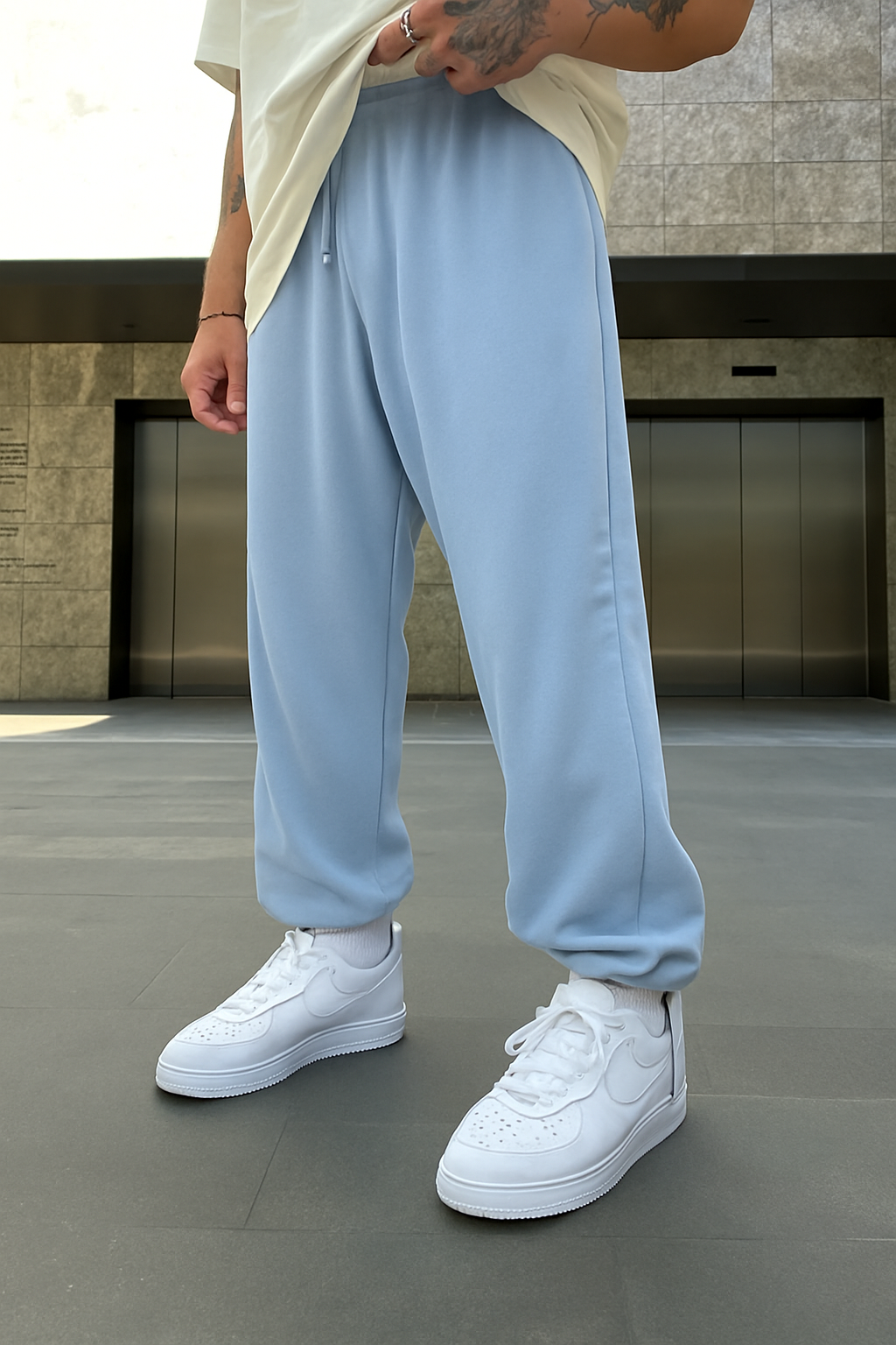 Stoper Paçalı Ayarlanabilir Arka Cepli Eşofman Altı