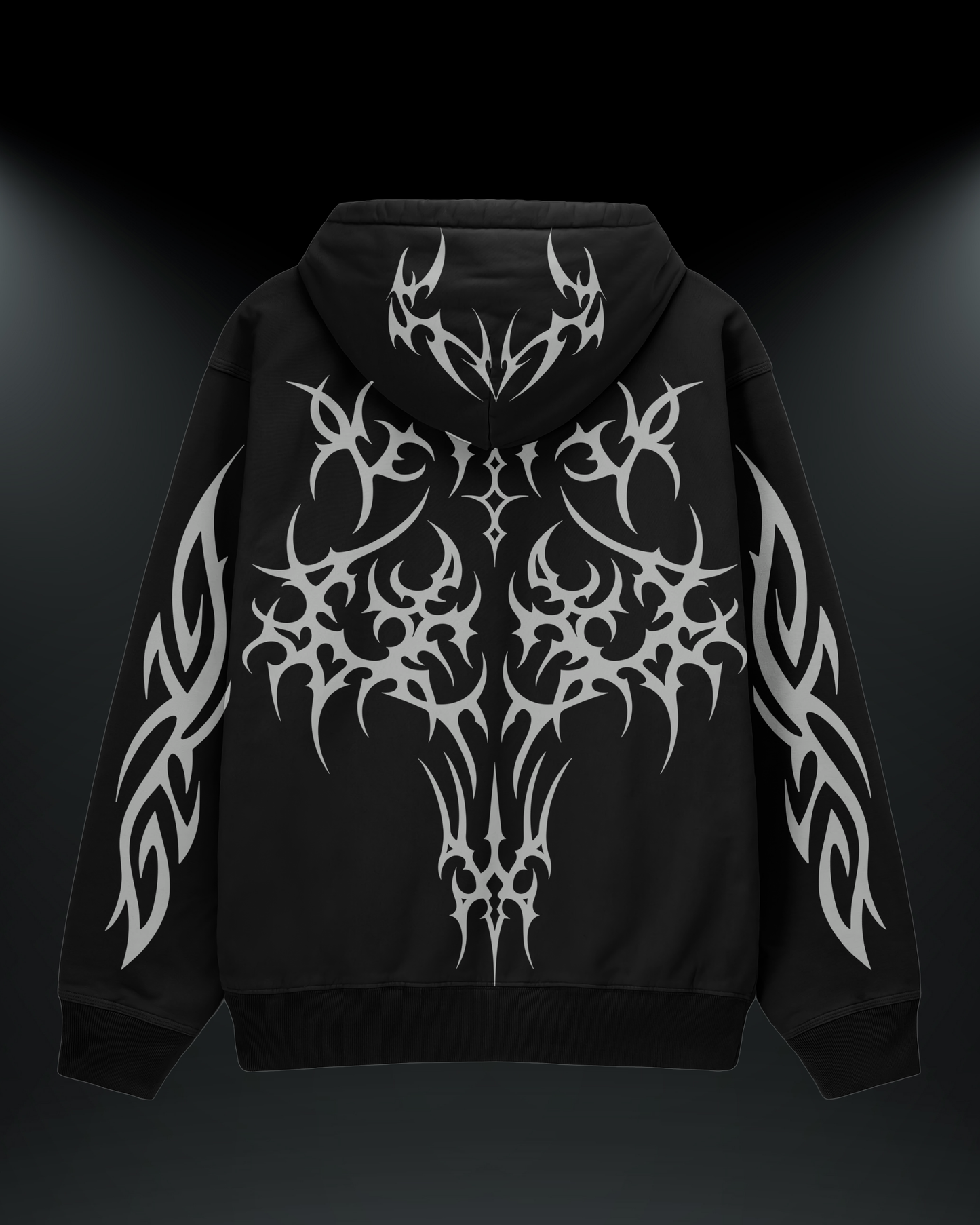 Iron Will  Reflektörlü 3 İplik Oversize HOODIE