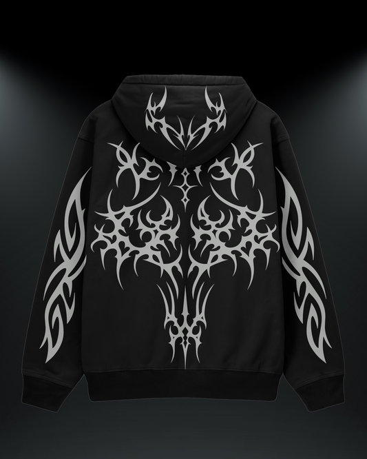 Iron Will  Reflektörlü 3 İplik Oversize HOODIE