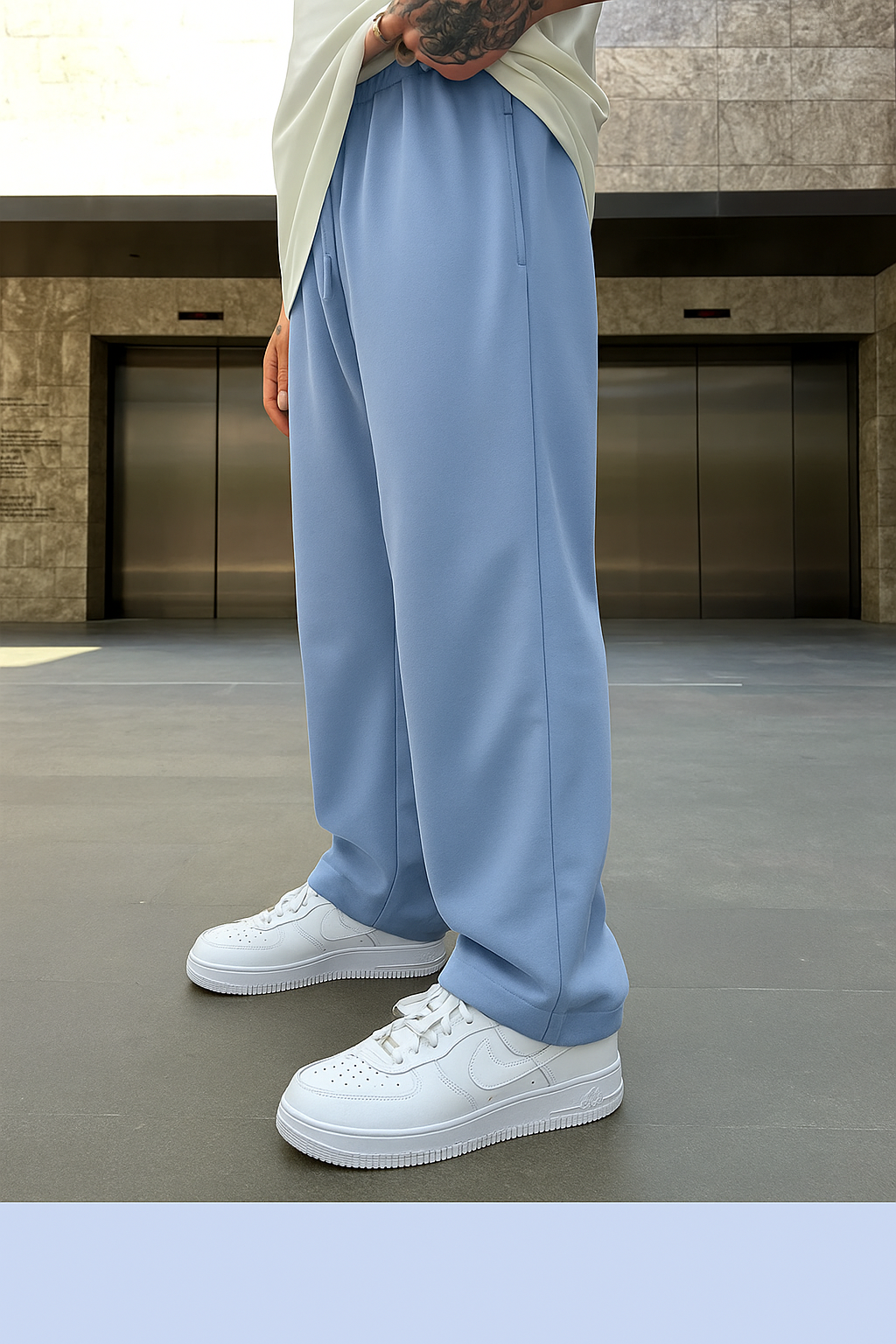 Stoper Paçalı Ayarlanabilir Arka Cepli Eşofman Altı