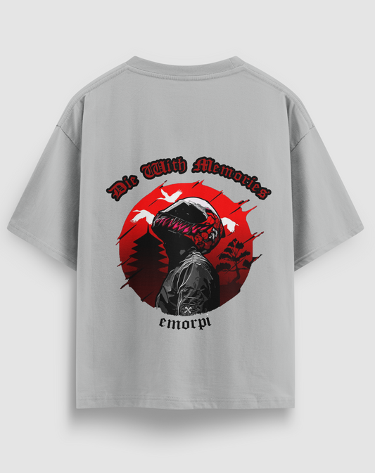 Die with Memories Baskılı Regular Fit Motorcu Tişört