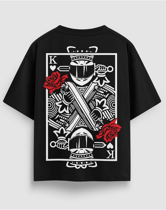 KING Motorcu Tişört – Regular Fit, Tasarım Baskı | Emorpi®