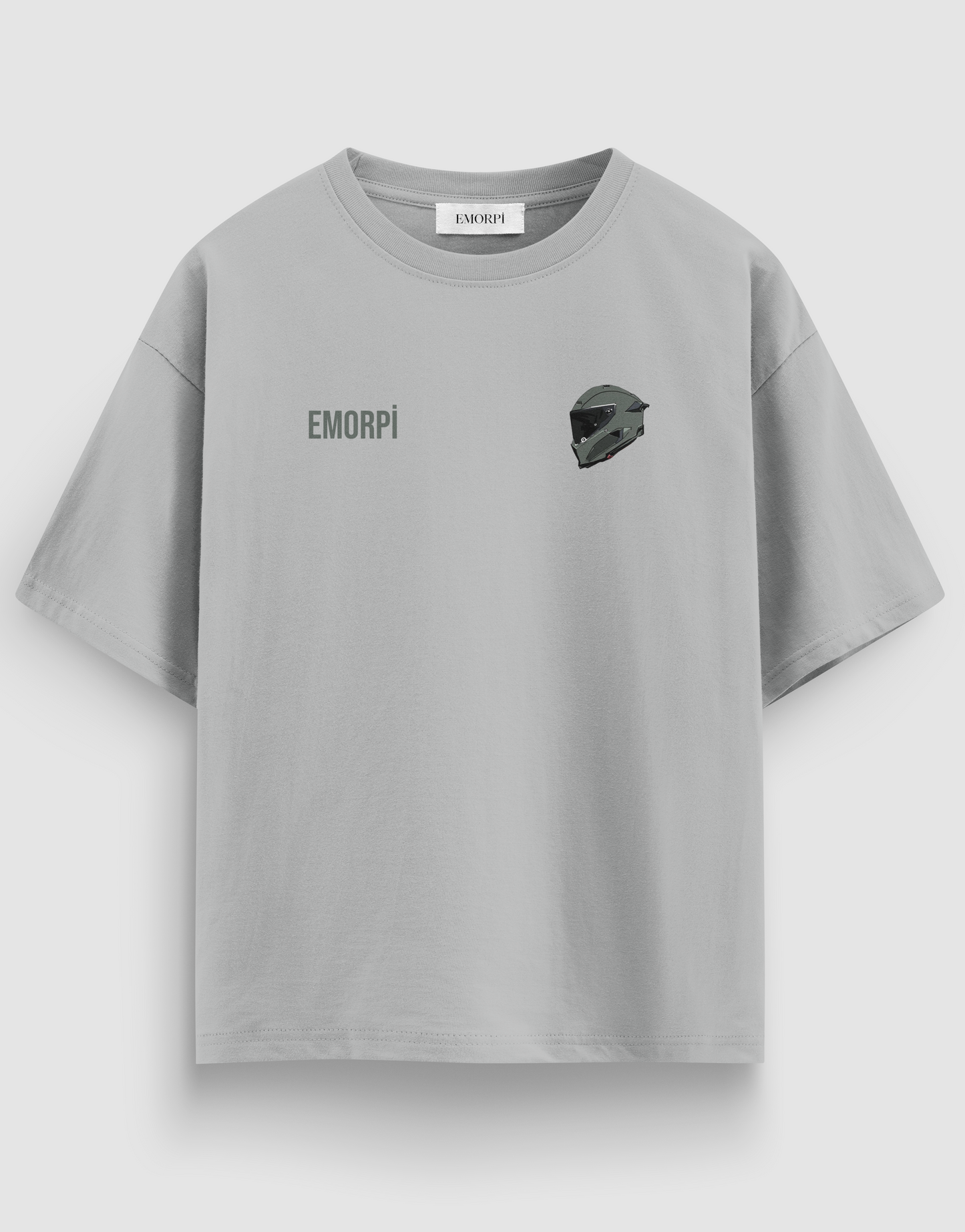 Life is too Short Baskılı Regular Fit Motorcu Tişört