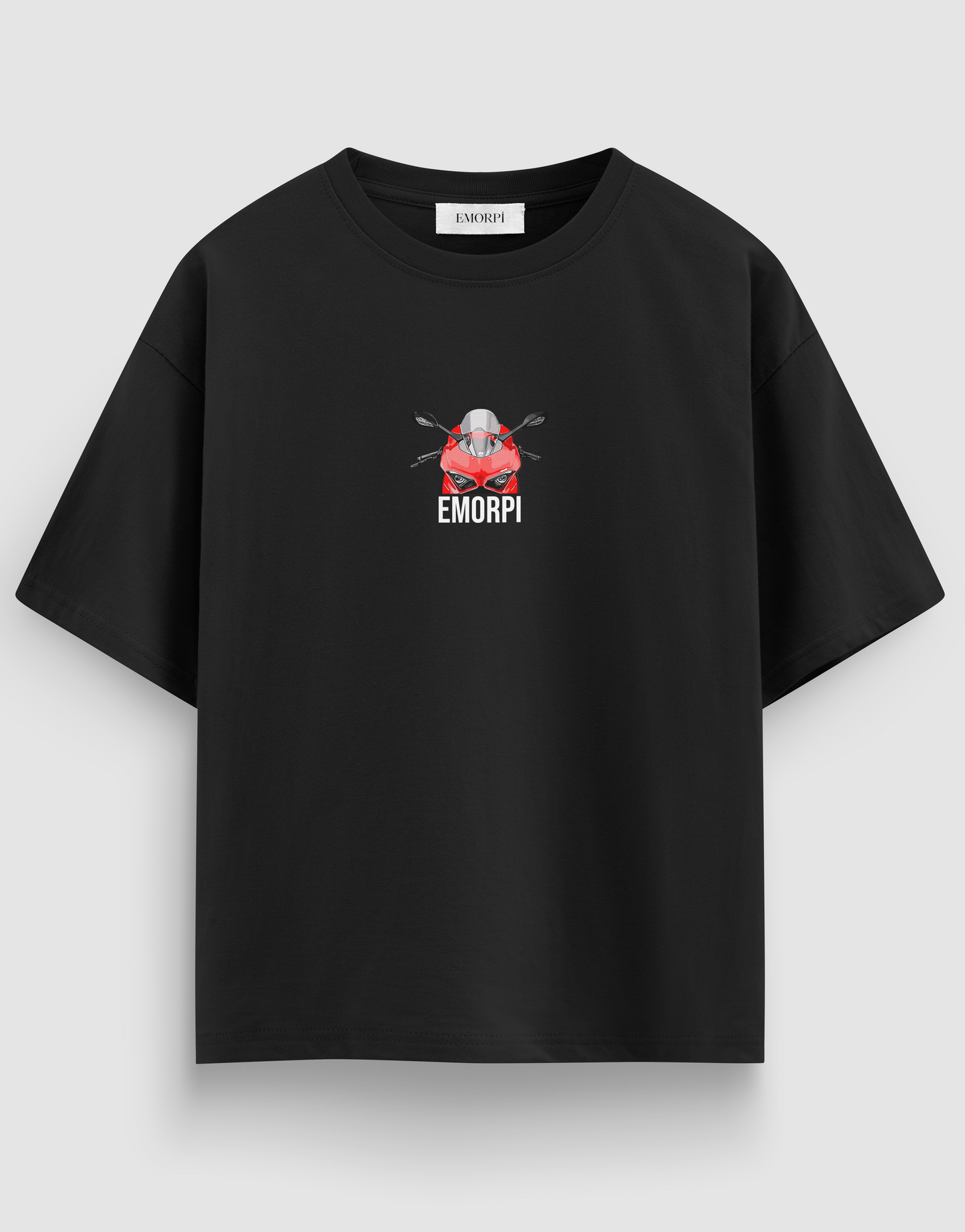 Passion has no Limit Baskılı Regular Fit Motorcu Tişört