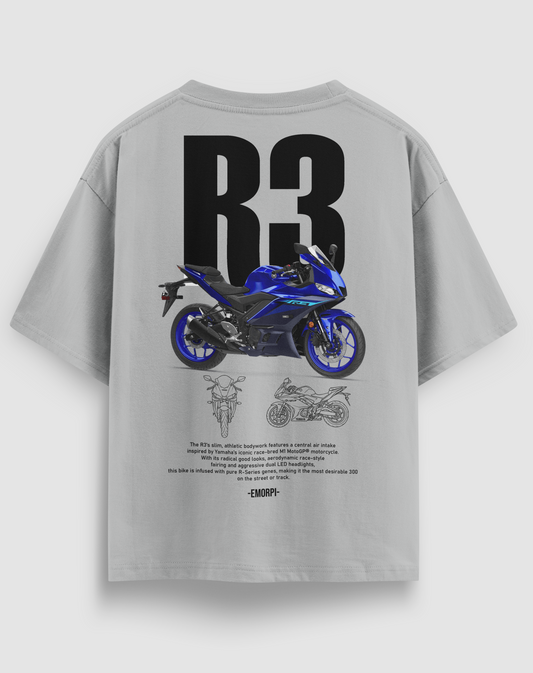 R3 Motorcu Tişört – Regular Fit, Tasarım Baskı | Emorpi®
