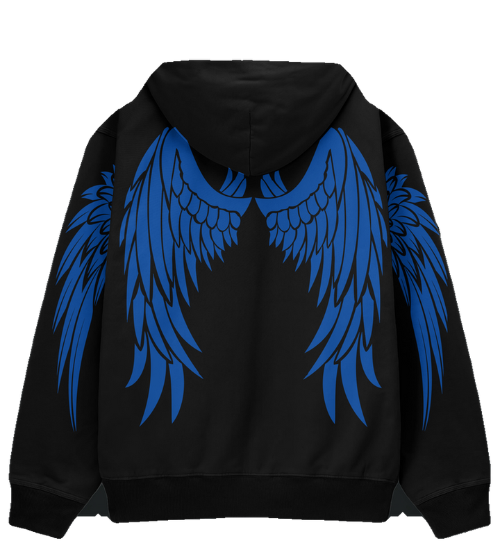 Blue Angel Reflektörlü 3 İplik Oversize HOODIE