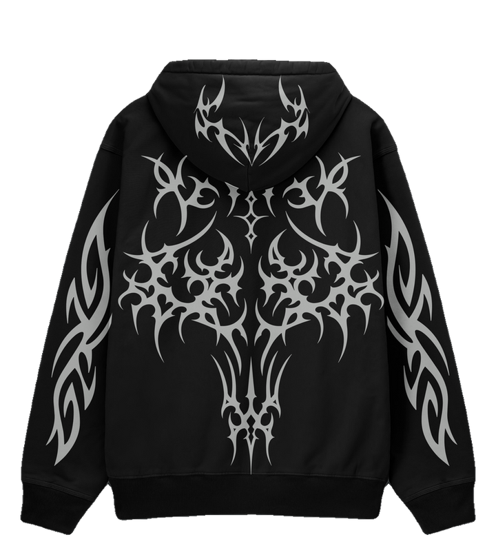 Iron Will  Reflektörlü 3 İplik Oversize HOODIE