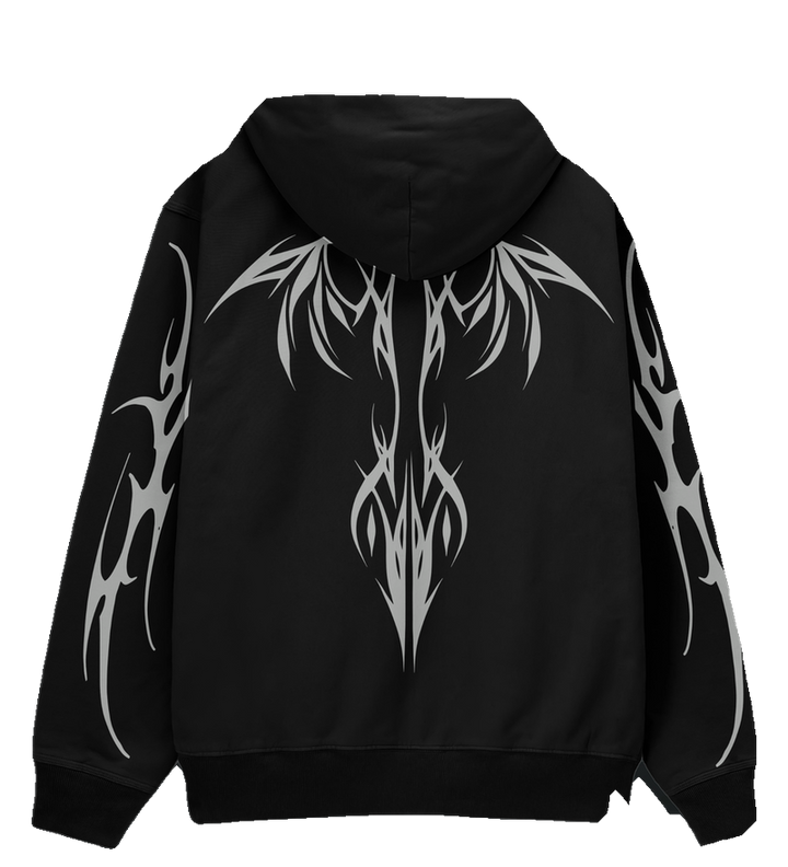 Viper Wings Reflektörlü 3 İplik Oversize HOODIE