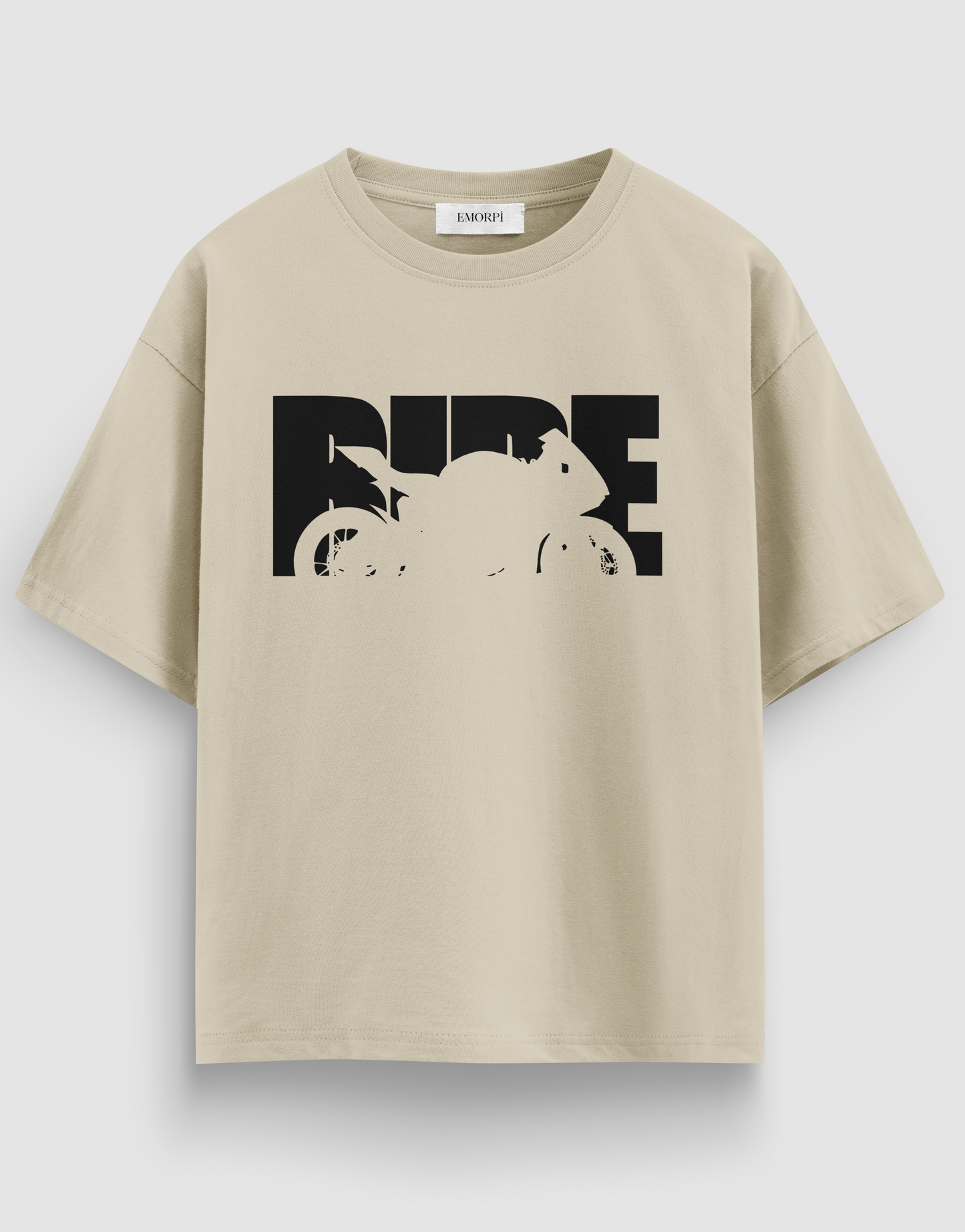 RIDE Motorcu Tişört – Regular Fit, Tasarım Baskı | Emorpi®