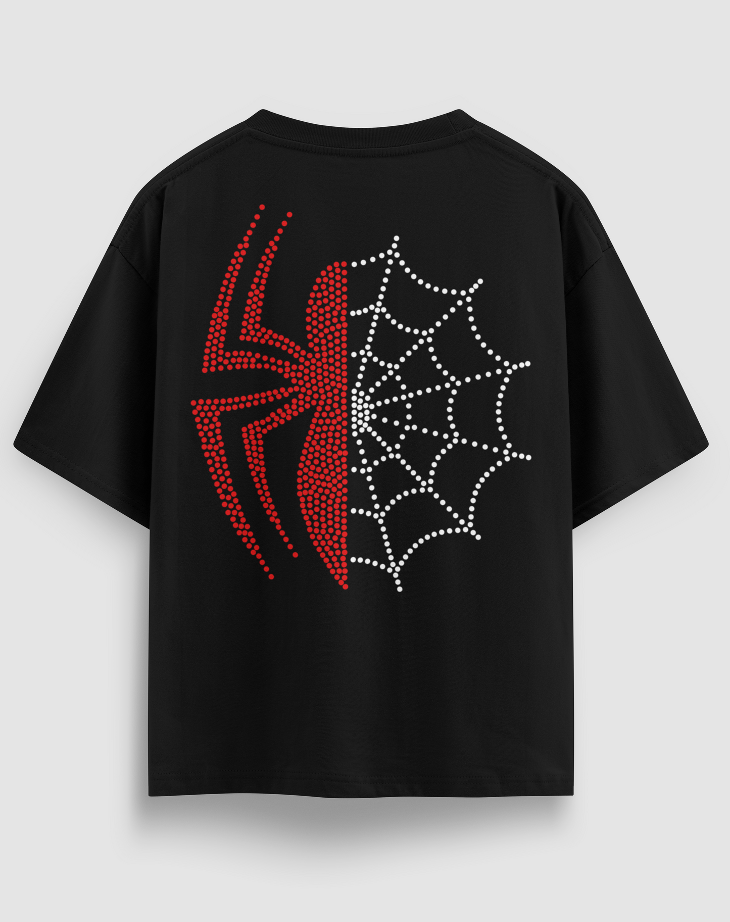 Spider Taş Baskılı Motorcu Tişört – Regular Fit- Emorpi®